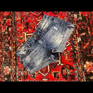 Distressed Jean Shorts 6